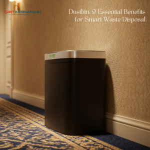 Dustbin by Giret International odor control waste bin for hospitality use