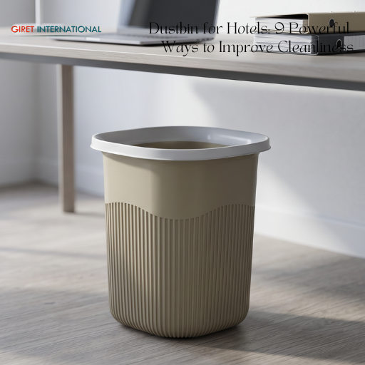 Premium dustbin by Giret International with durable design and odor control