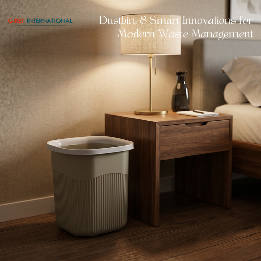 Modern dustbin by Giret International for clean and organized environments