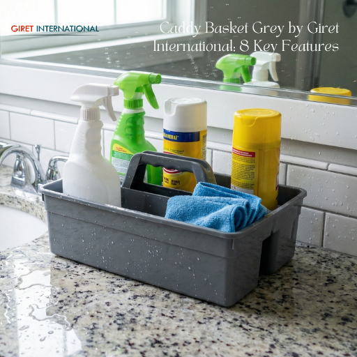 Caddy Basket Grey for hotels housekeeping storage solution