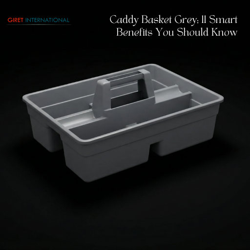 Caddy Basket Grey for hotels durable plastic service basket