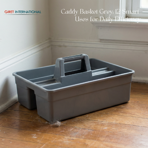 Caddy Basket Grey for hotels strong and long lasting storage