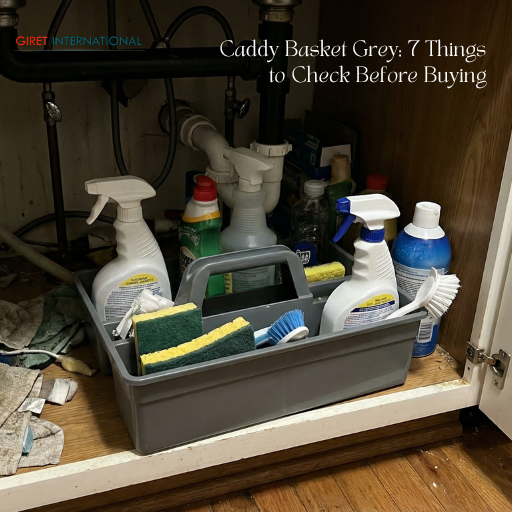 Caddy Basket Grey modern plastic organizer for daily use