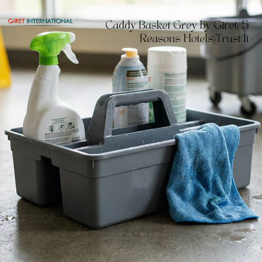 Caddy Basket Grey strong lightweight cleaning caddy basket