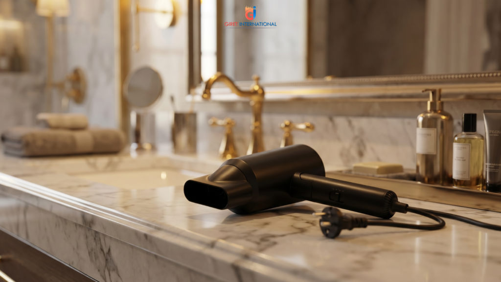 Hair Dryer for hotels fast drying and safe design for daily use