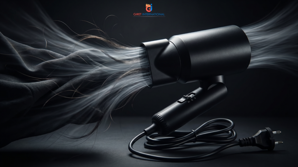 Hair Dryer by Giret International fast drying and durable performance