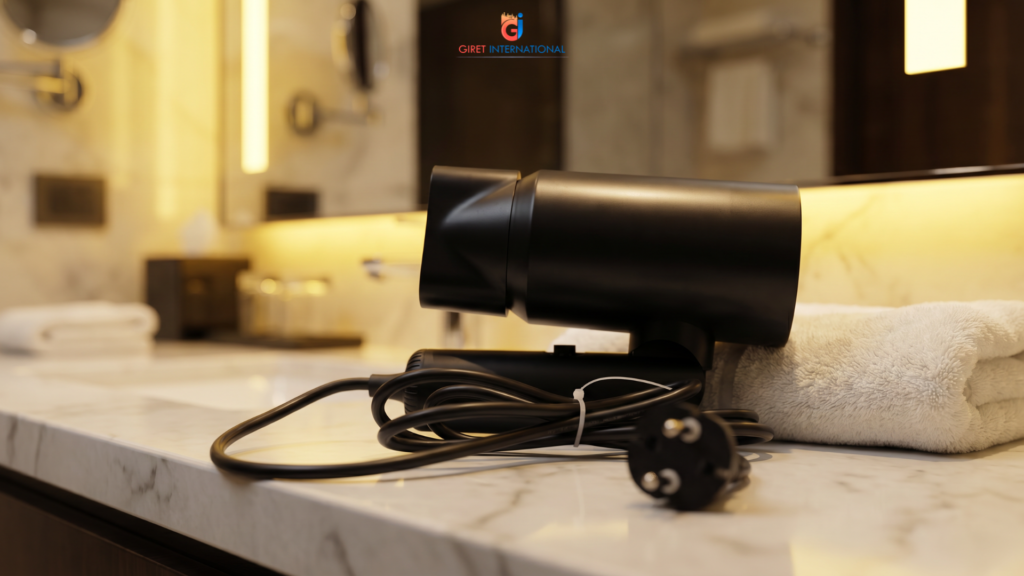 Hair Dryer by Giret International powerful airflow for quick styling