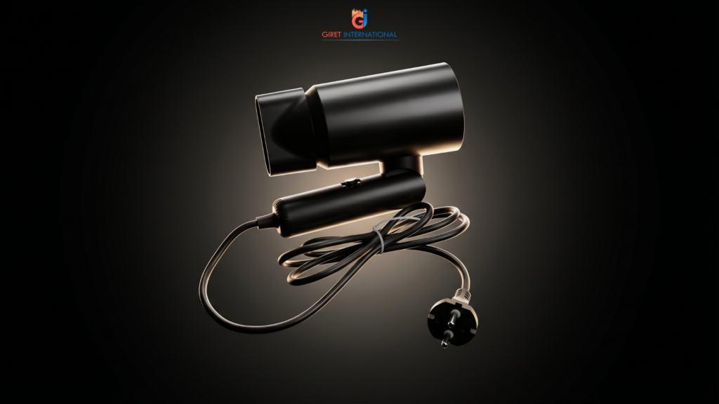 Hair Dryer by Giret International fast drying and durable performance