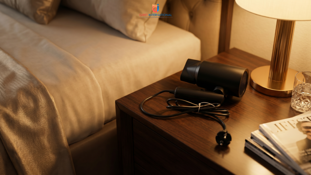 Hair Dryer by Giret International premium hotel room styling appliance