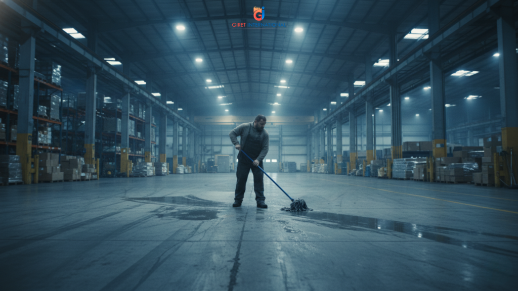 Wet Mop by Giret International for fast drying floor cleaning