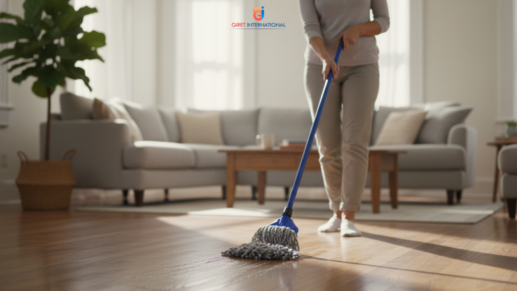 Wet Mop by Giret International high absorbency cotton fibers