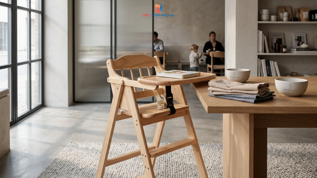 High quality baby chair for hotels with luxury room décor