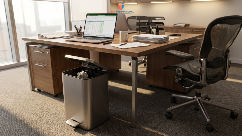premium dustbin for hotels with odor control and durable performance