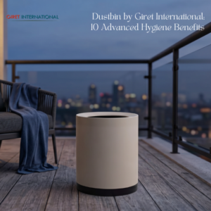Commercial dustbin by Giret International with efficient waste disposal system