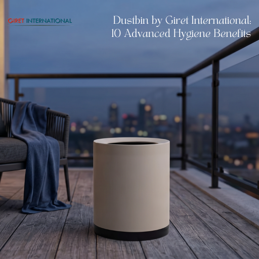 Commercial dustbin by Giret International with efficient waste disposal system