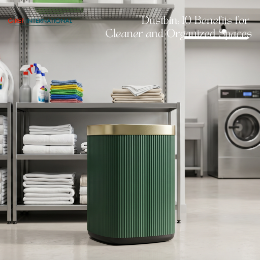 Advanced dustbin by Giret International for safe and efficient waste handling