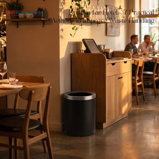 modern dustbin for hotels supporting housekeeping efficiency