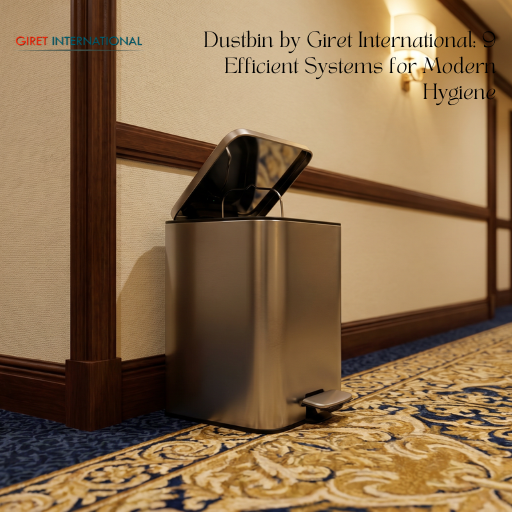 commercial dustbin for hotels with hygienic waste handling system