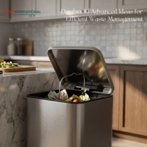 durable dustbin with smart waste management and easy maintenance