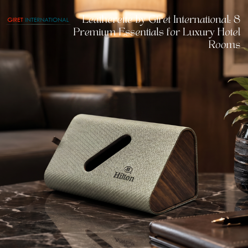 stylish leatherette by giret international hotel room essentials