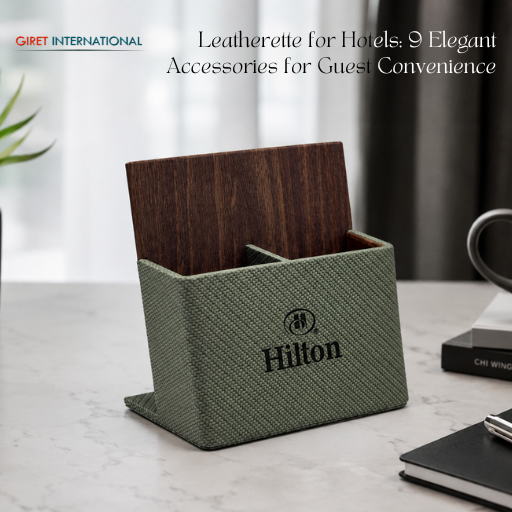 leatherette by giret international premium hospitality organizer