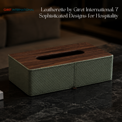 leatherette by giret international sophisticated desk arrangement