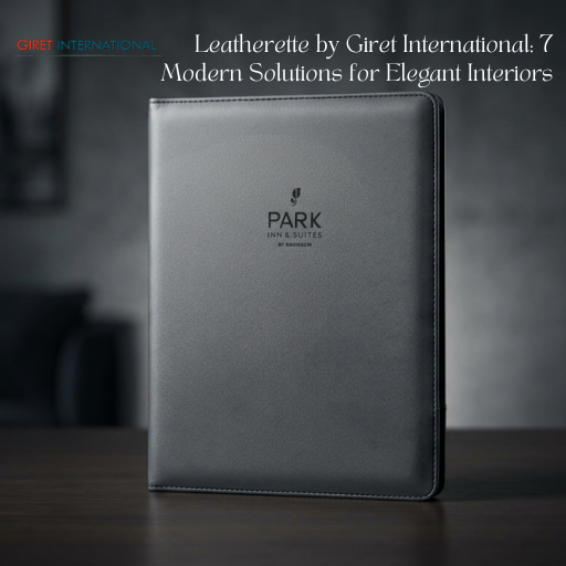 Premium leatherette office accessories for organized executive desk setup