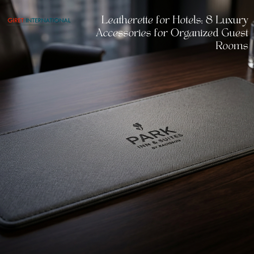 Luxury leatherette organizer collection for modern hospitality spaces