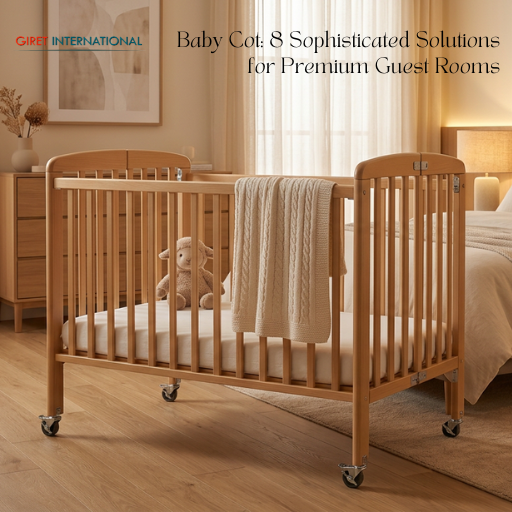 High quality baby cot by Giret for luxury room organization