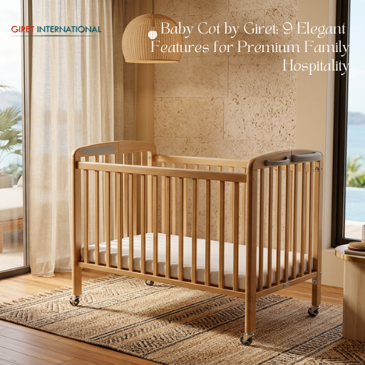 Safe and comfortable baby cot for hotel guest rooms