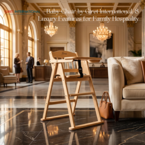 Modern hospitality baby chair for hotels with premium comfort
