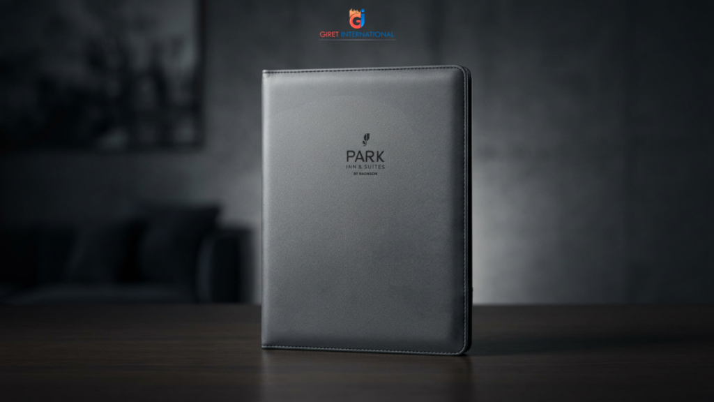 durable leatherette organizer for clean workspace setup