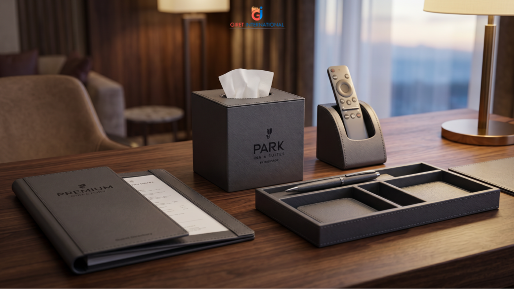 modern leatherette by giret international luxury workspace setup