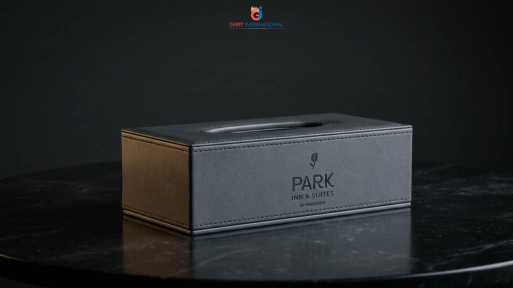 sophisticated leatherette document holder for office desk