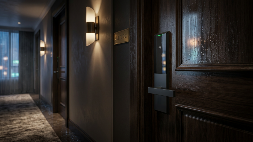 Premium A5 RFID Lock for Hotel with smart room access management