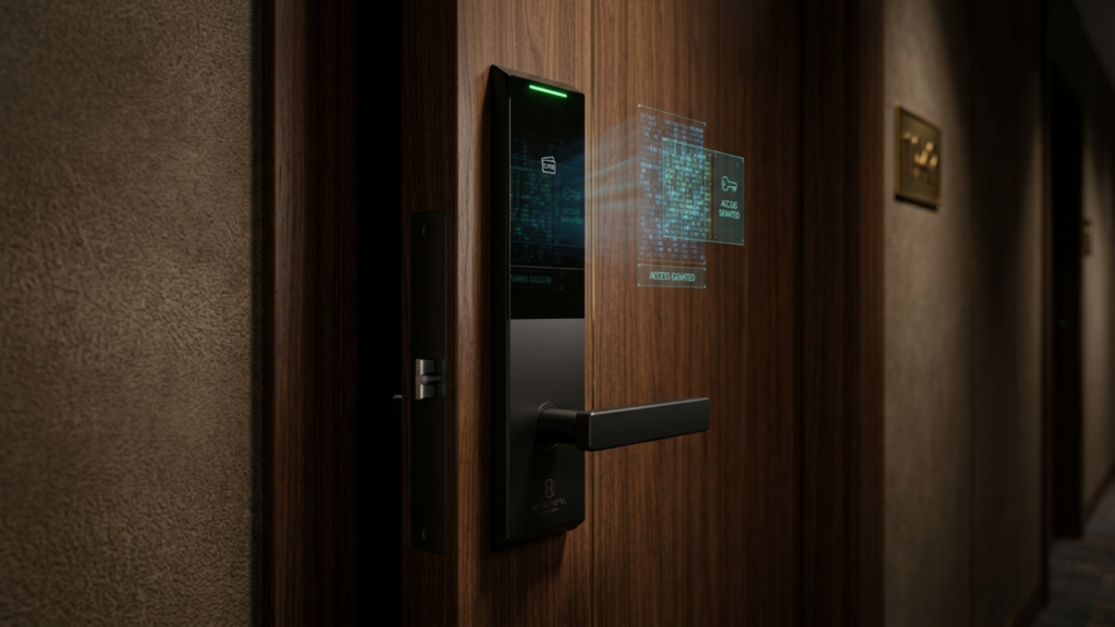 A5 RFID Lock for Hotel with intelligent RFID security features