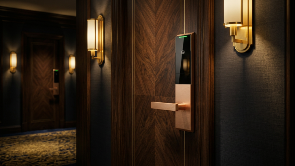 Modern A5 RFID Lock for Hotel with RFID card authentication technology