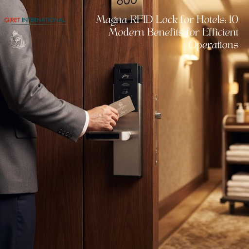 Magna RFID Lock by Giret supporting smart hospitality management