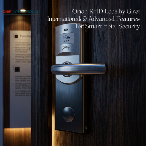 Orion RFID Lock for Hotel with professional hospitality security solution