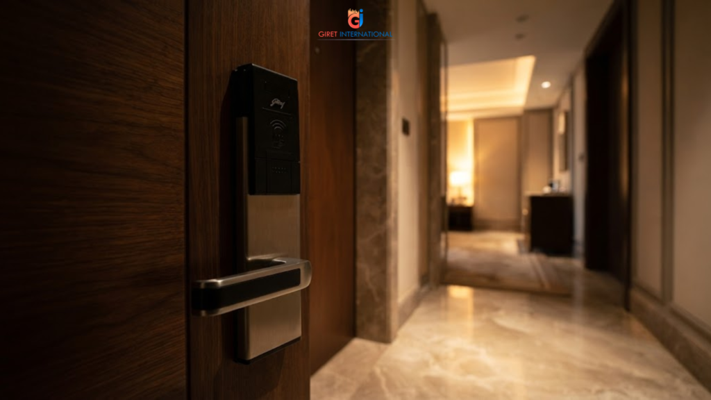 Magna RFID Lock for Hotel with secure RFID card authentication