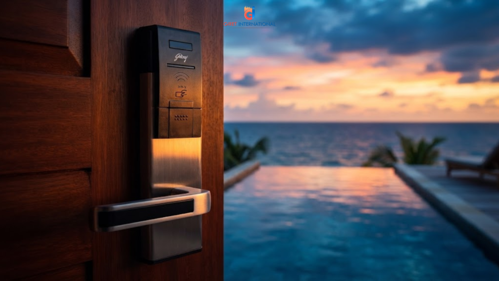 Magna RFID Lock for Hotel with professional access management features