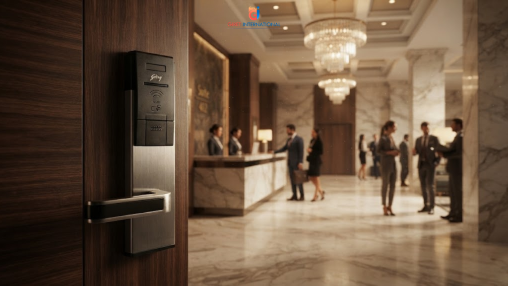 Magna RFID Lock for Hotel with advanced RFID access control technology