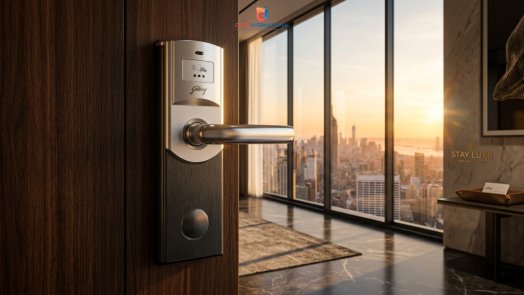 Orion RFID Lock for Hotel with secure RFID card authentication