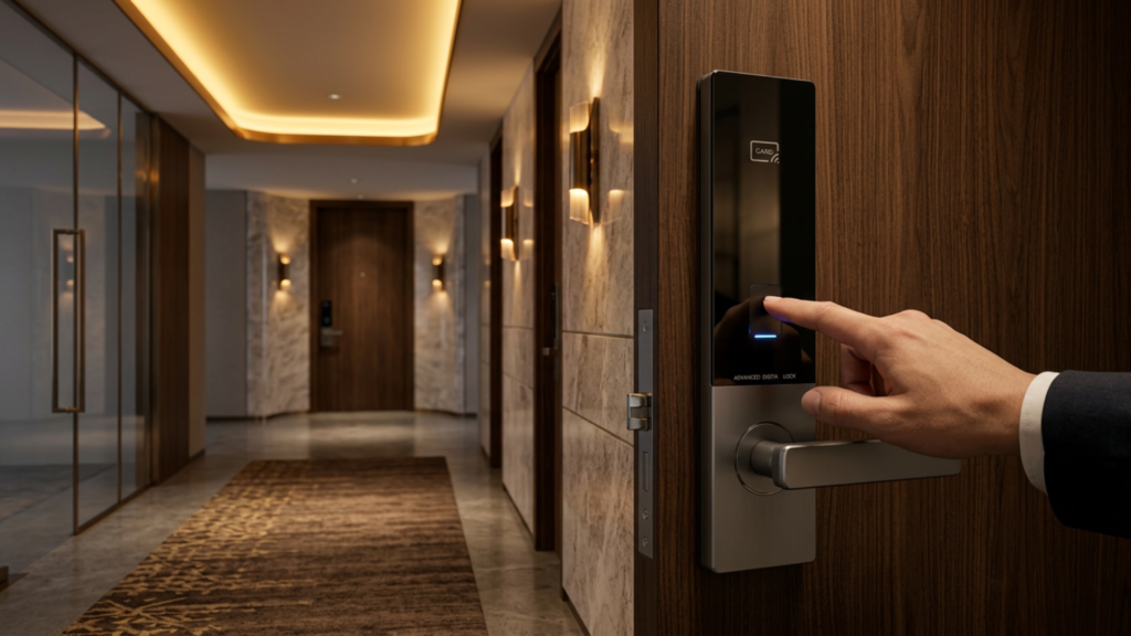 Secure S21 RFID Lock by Giret International for luxury hotels
