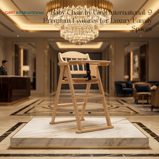 Professional baby chair by Giret International with safe seating