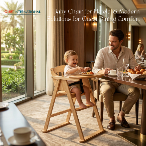 Luxury hospitality baby chair by Giret International for families