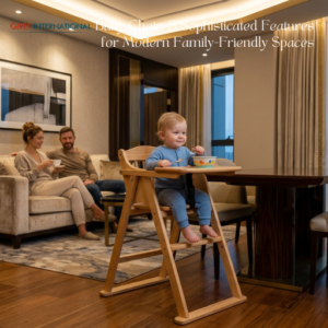 Stylish baby chair by Giret International for guest convenience