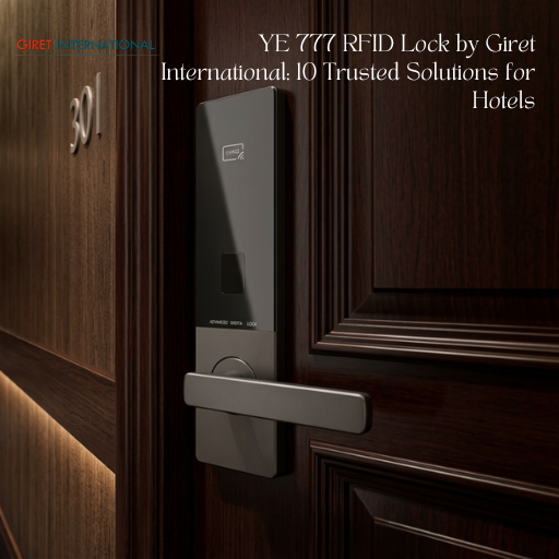 Modern YE 777 RFID Lock designed for hospitality security solutions