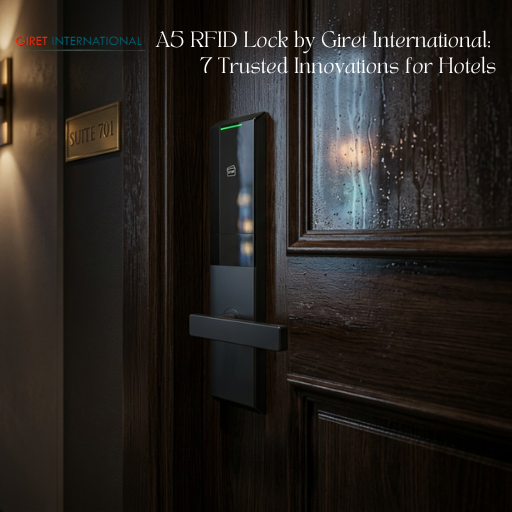 A5 RFID Lock by Giret International with advanced hospitality security technology
