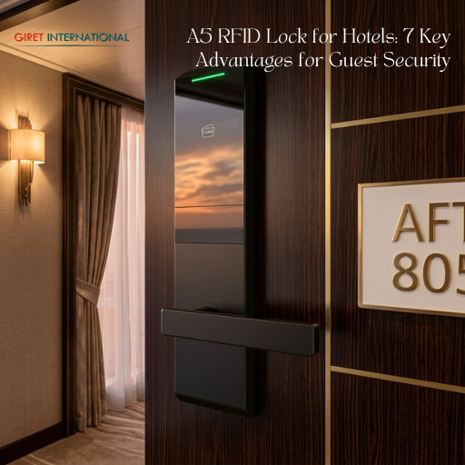 A5 RFID Lock by Giret International enhancing hotel security standards
